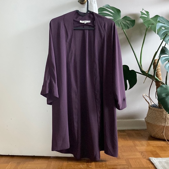 Monk and Lou Plum Kimono / Wrap - Picture 1 of 4
